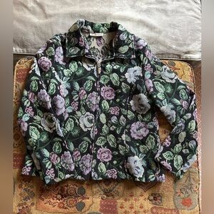 Floral tapestry jacket